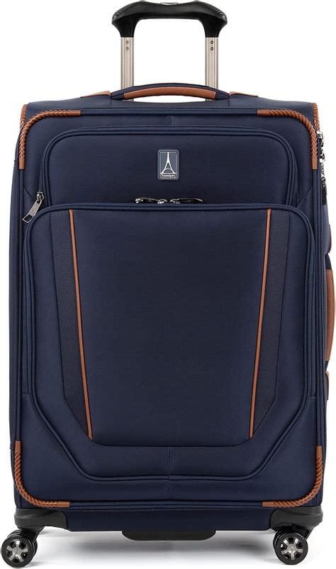 Travelpro Platinum Elite Hardside Expandable Spinner Wheel Luggage TSA Lock Hard Shell Polycarbonate Suitcase, True Navy Blue, Carry on 21-Inch. . Travelpro 25 inch